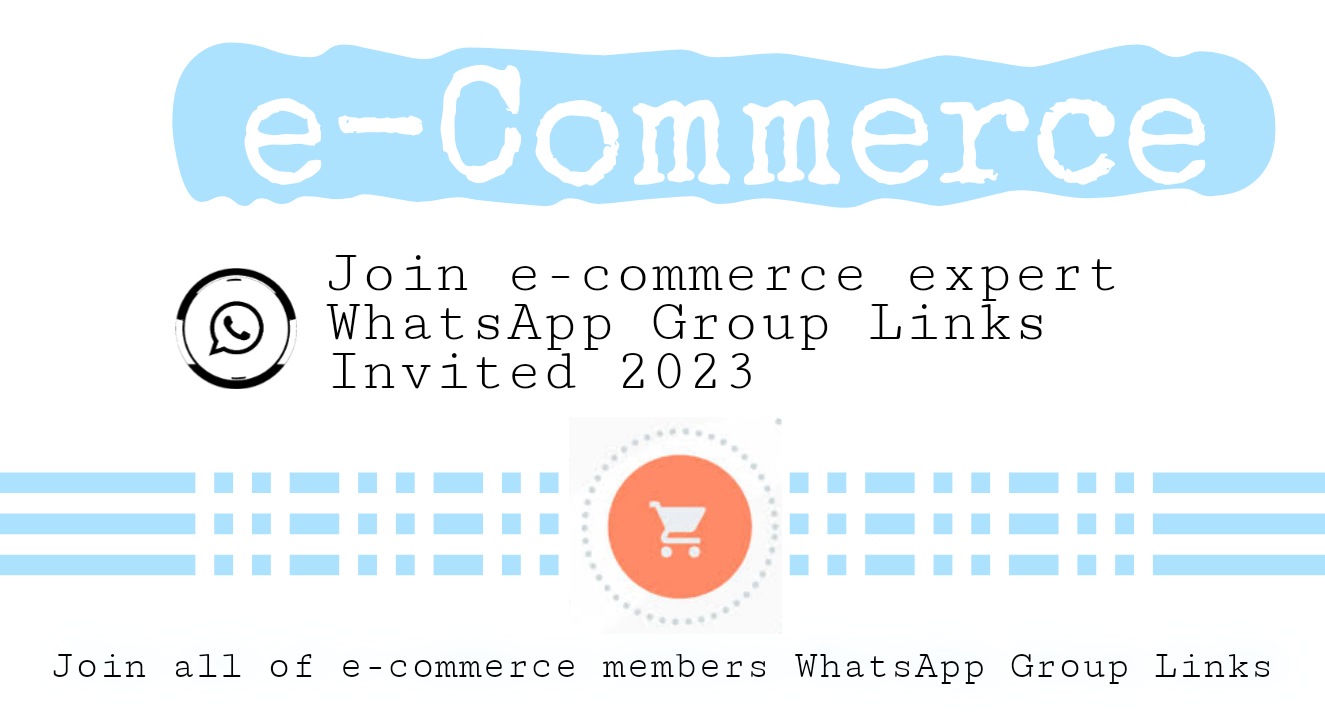 e-commerce WhatsApp group link